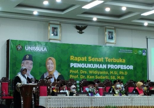 Warga LDII Semarang, Prof. Dr. Ken Sudarti Baru Dilantik Guru Besar Unissula