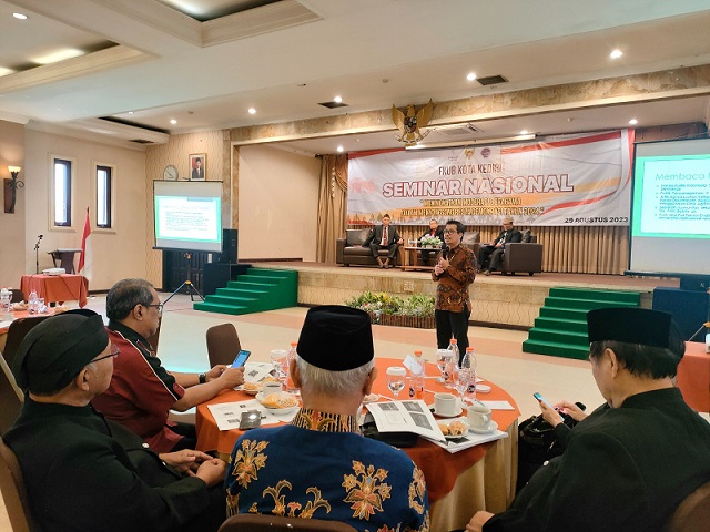 Hadapi Pemilu 2024, Ponpes Wali Barokah Kota Kediri Hadiri Seminar Nasional FKUB